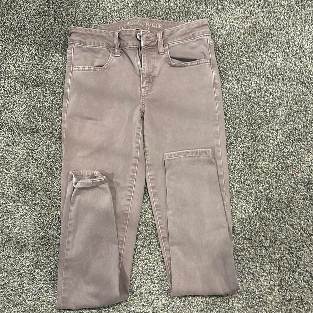 American Eagle size 6 Colored Jegginga